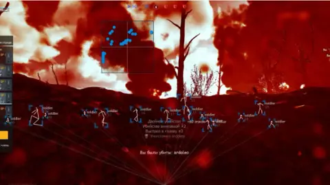 Enlisted radar hack with skeleton ESP, snaplines, and soldier labels in combat