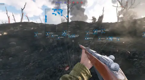 Enlisted cheats 2D radar with soldier threat markers in live combat